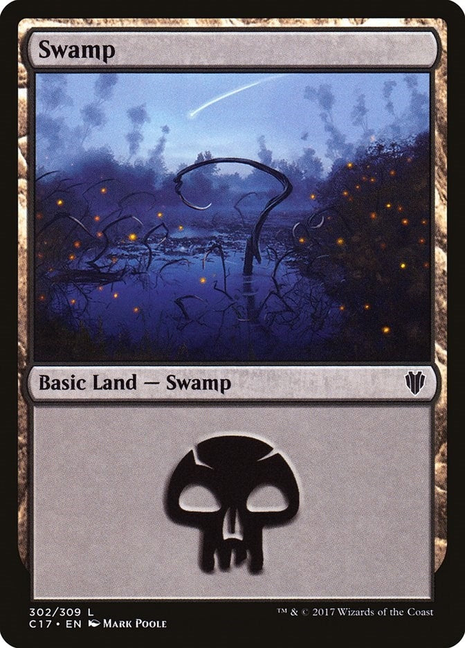 Swamp (302) (302) [C17] - MTG Single
