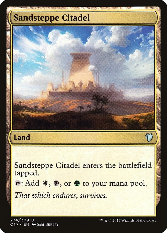 Sandsteppe Citadel (274) [C17] - MTG Single