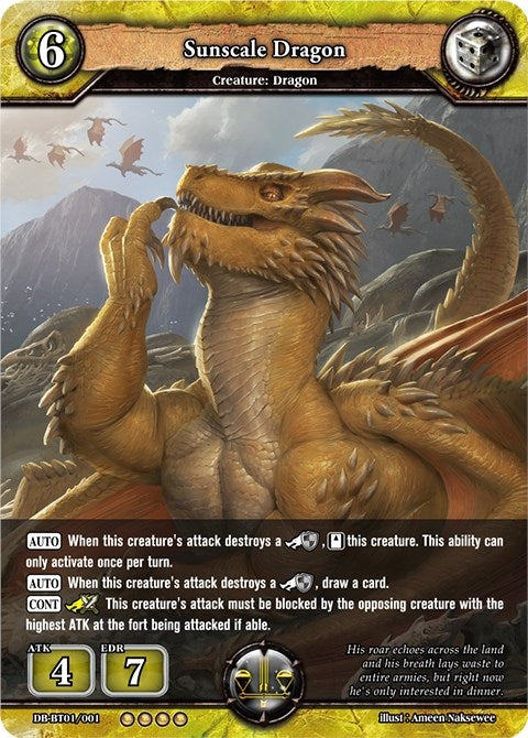 Sunscale Dragon (1001) [BP01] - Dragoborne Single