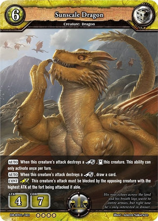 Sunscale Dragon (1001) [BP01] - Dragoborne Single