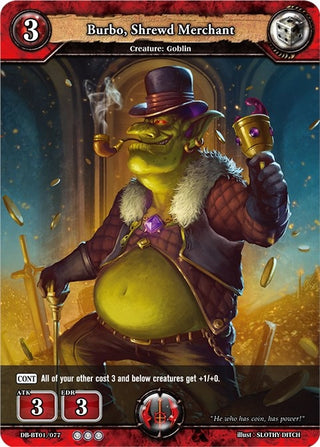 Burbo Shrewd Merchant (1077) [BP01] - Dragoborne Single
