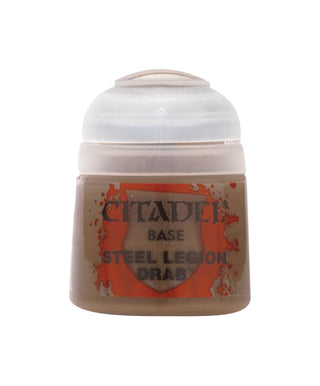Citadel Base Paint: Steel Legion Drab [PNTP] - Citadel Paints Sealed