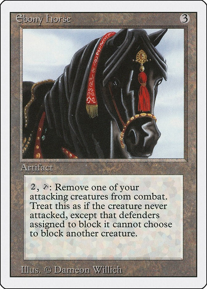 Ebony Horse [3ED] - MTG Single