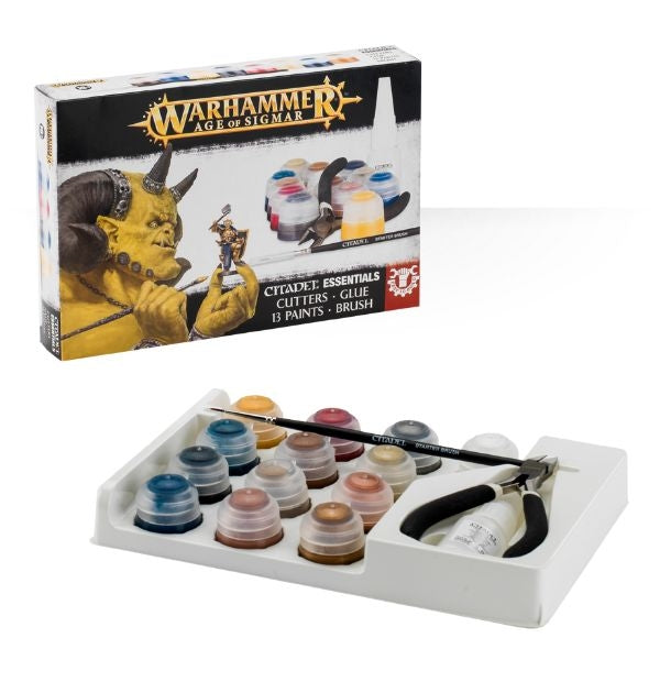 Warhammer: Age Of Sigmar - Citadel Essentials Paint Set [PNTS] - Citadel Paints Sealed