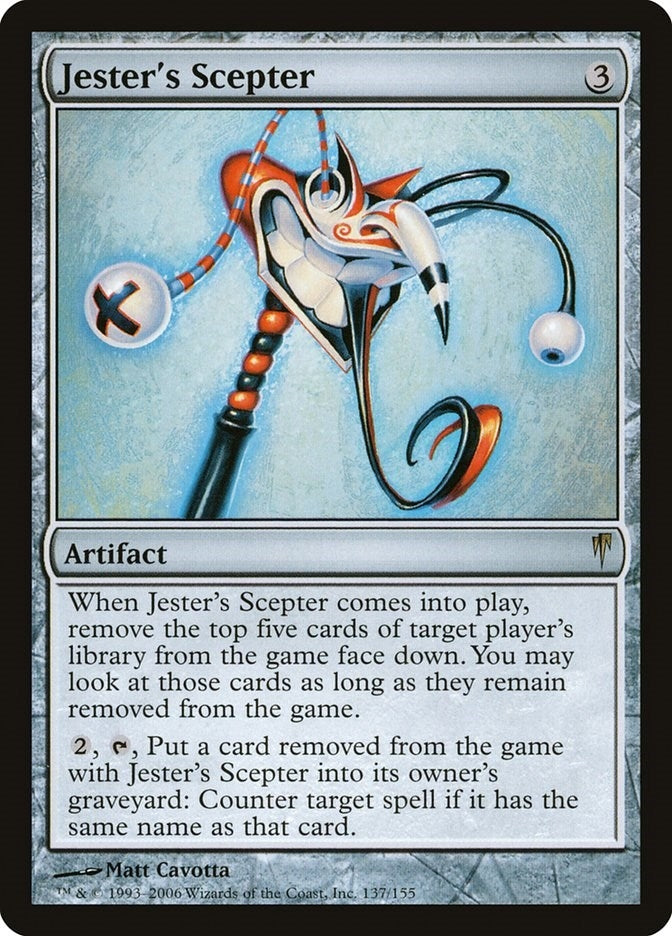 Jester’s Scepter (137) [CSP] - MTG Single