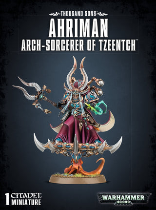 Warhammer: 40K - Ahriman Arch-Sorcerer of Tzeentch [PLAS] - Warhammer Box Sets Sealed