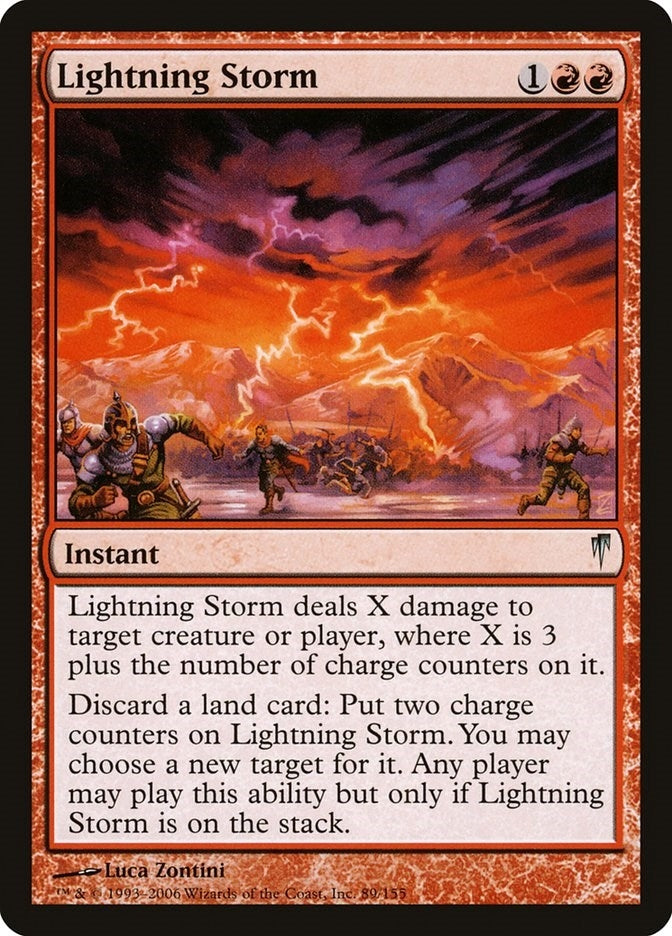 Lightning Storm (89) [CSP] - MTG Single