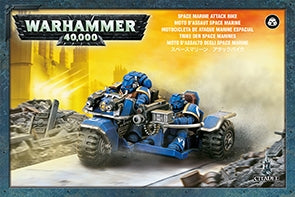 Warhammer: 40K - Space Marine Attack Bike [PLAS] - Warhammer Box Sets Sealed