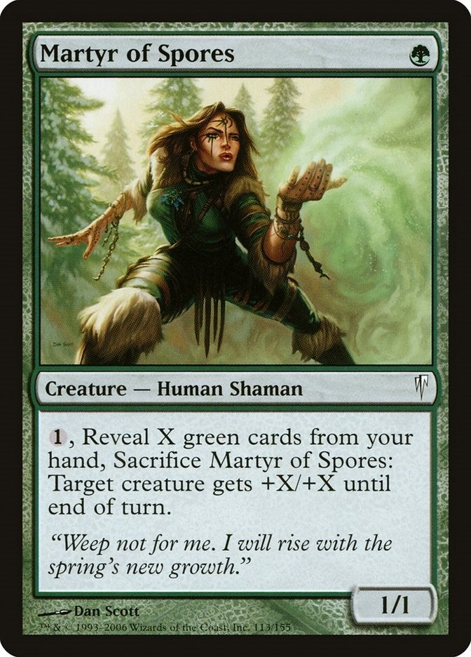 Martyr of Spores (113) [CSP] - MTG Single
