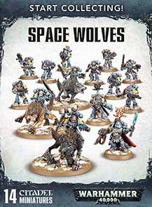 Warhammer: 40K - Start Collecting! Space Wolves [PLAS] - Warhammer Box Sets Sealed