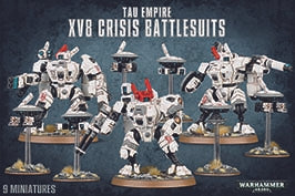 Warhammer: 40K - Tau Empire Xv8 Crisis Battlesuits [PLAS] - Warhammer Box Sets Sealed