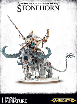 Warhammer: Age of Sigmar - Beastclaw Raiders Stonehorn [PLAS] - Warhammer Box Sets Sealed