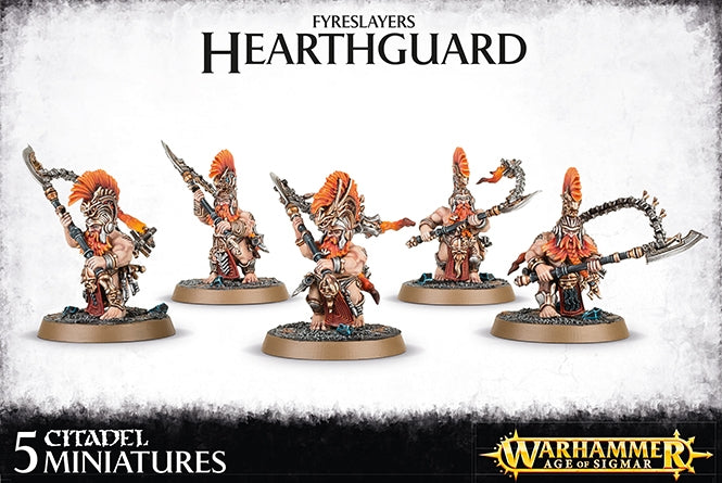 Warhammer: Age of Sigmar - Fyreslayers Hearthguard [PLAS] - Warhammer Box Sets Sealed