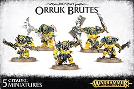 Warhammer: Age of Sigmar - Ironjawz Orruk Brutes [PLAS] - Warhammer Box Sets Sealed