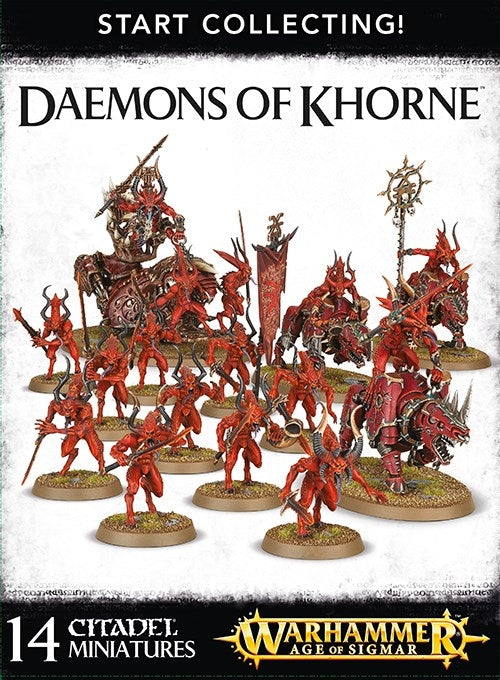 Warhammer: Age of Sigmar - Start Collecting! Daemons of Khorne [PLAS] - Warhammer Box Sets Sealed