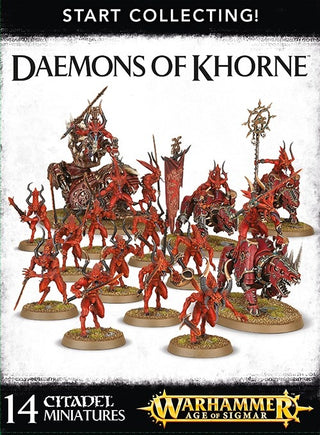 Warhammer: Age of Sigmar - Start Collecting! Daemons of Khorne [PLAS] - Warhammer Box Sets Sealed