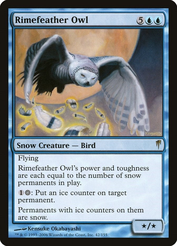 Rimefeather Owl (42) [CSP] - MTG Single
