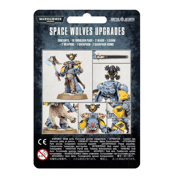 Warhammer: 40K - Space Wolves Upgrades [CLMP] - Warhammer Clampacks Sealed