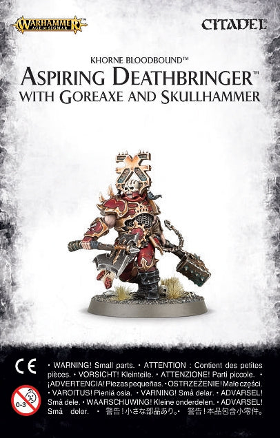 Warhammer: Age of Sigmar - Aspiring Deathbringer With Goreaxe [CLMP] - Warhammer Clampacks Sealed