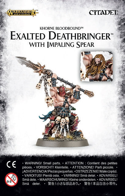 Warhammer: Age of Sigmar - Exalted Deathbringer With Impaling Spear [CLMP] - Warhammer Clampacks Sealed