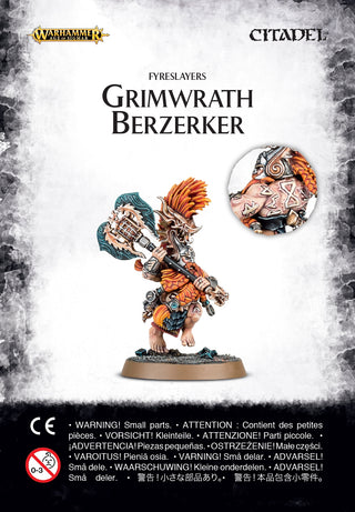 Warhammer: Age of Sigmar - Fyreslayers Grimwrath Berzerker [CLMP] - Warhammer Clampacks Sealed