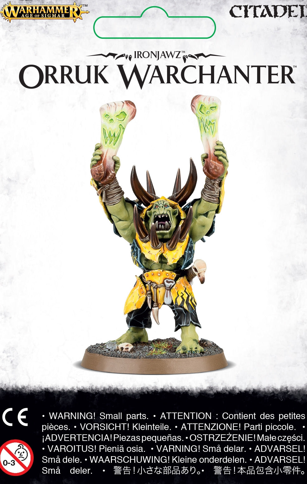 Warhammer: Age of Sigmar - Ironjawz Orruk Warchanter [CLMP] - Warhammer Clampacks Sealed