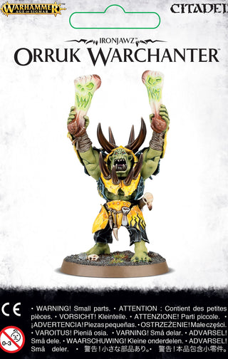 Warhammer: Age of Sigmar - Ironjawz Orruk Warchanter [CLMP] - Warhammer Clampacks Sealed