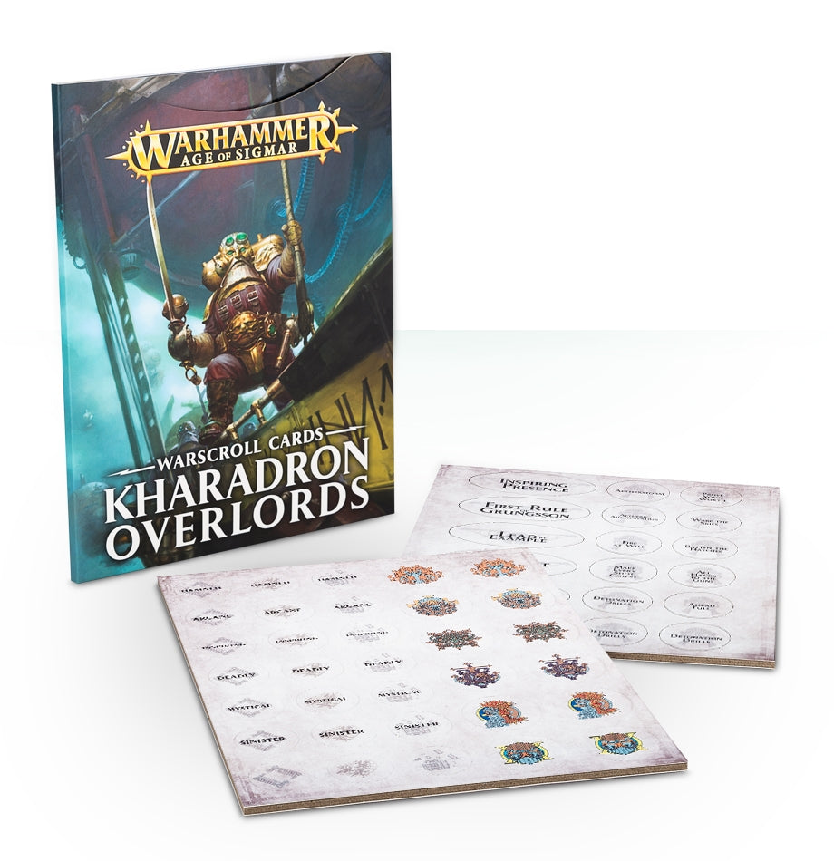 Warhammer: Age of Sigmar - Warscroll Cards: Kharadron Overlords [ACCS] - Warhammer Game Accessories Sealed