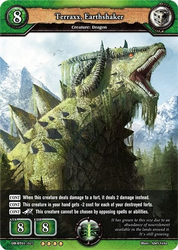 Terraxx Earthshaker (1025) [BP01] - Dragoborne Single