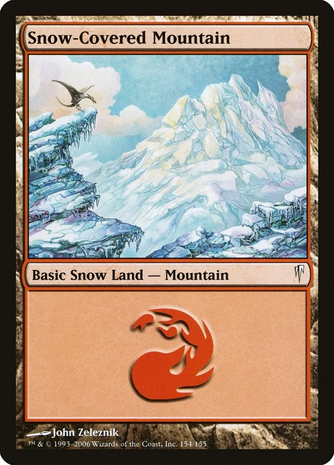 Snow-Covered Mountain (154) [CSP] - MTG Single