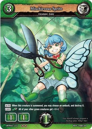 Mischievous Sprite (1035) [BP01] - Dragoborne Single