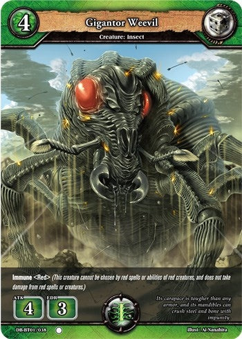 Gigantor Weevil (1038) [BP01] - Dragoborne Single