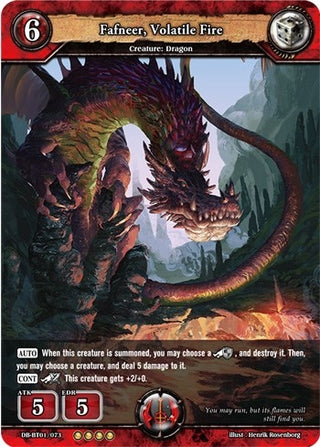 Fafneer Volatile Fire (1073) [BP01] - Dragoborne Single