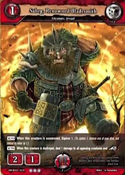 Sahrg Renowned Bladesmith (1079) [BP01] - Dragoborne Single