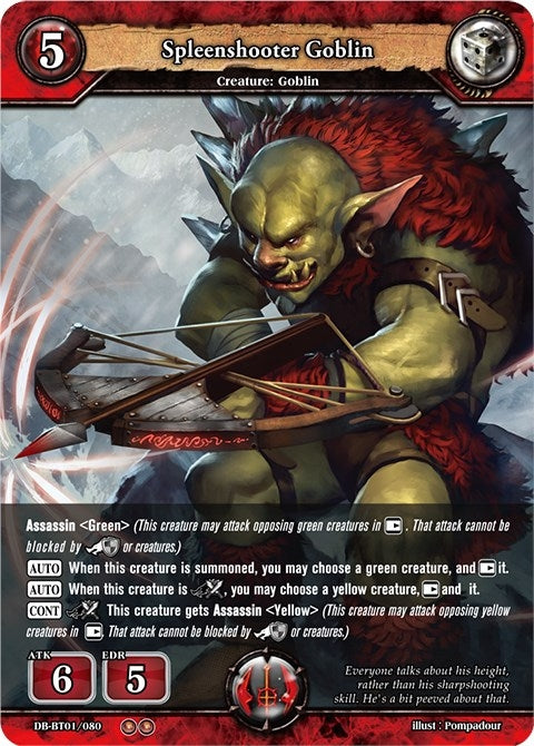 Spleenshooter Goblin (1080) [BP01] - Dragoborne Single