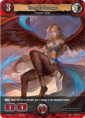 Harpy Embermage (1082) [BP01] - Dragoborne Single