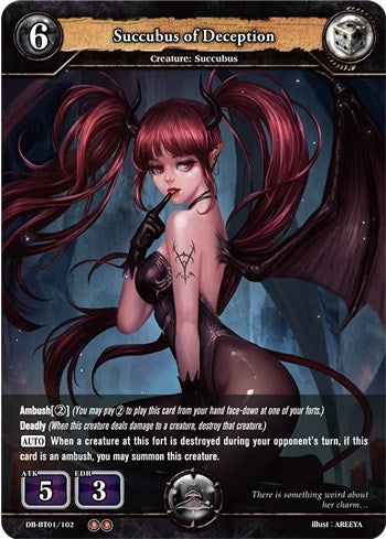 Succubus of Deception (1102) [BP01] - Dragoborne Single