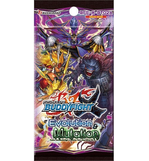 Evolution & Mutation Booster Pack [X-BT02A] - Future Card BuddyFight Sealed