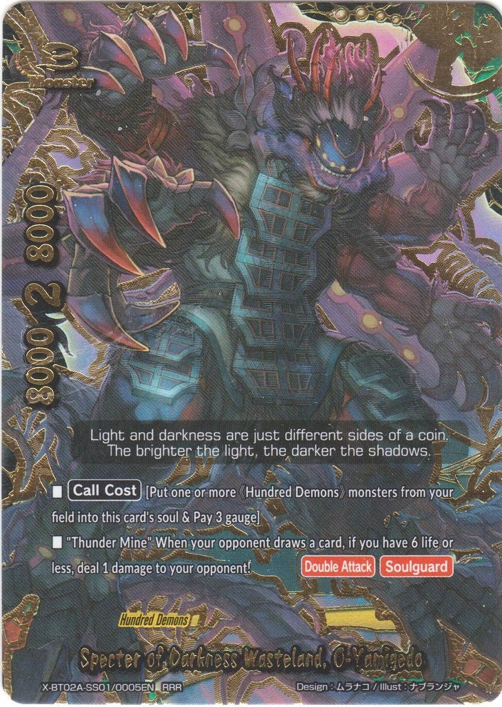 Specter of Darkness Wasteland O-Yamigedo (2010005) [X-BT02A] - Future Card BuddyFight Single
