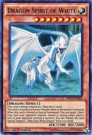 Dragon Spirit of White (17010) (MP17) - YuGiOh Single