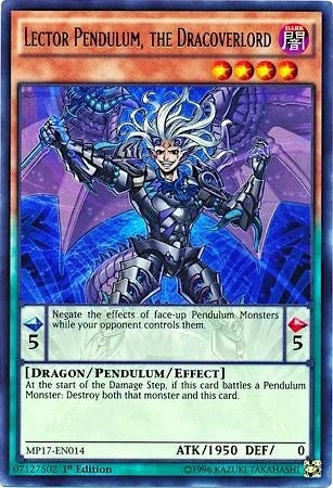 Lector Pendulum the Dracoverlord (17014) (MP17) - YuGiOh Single