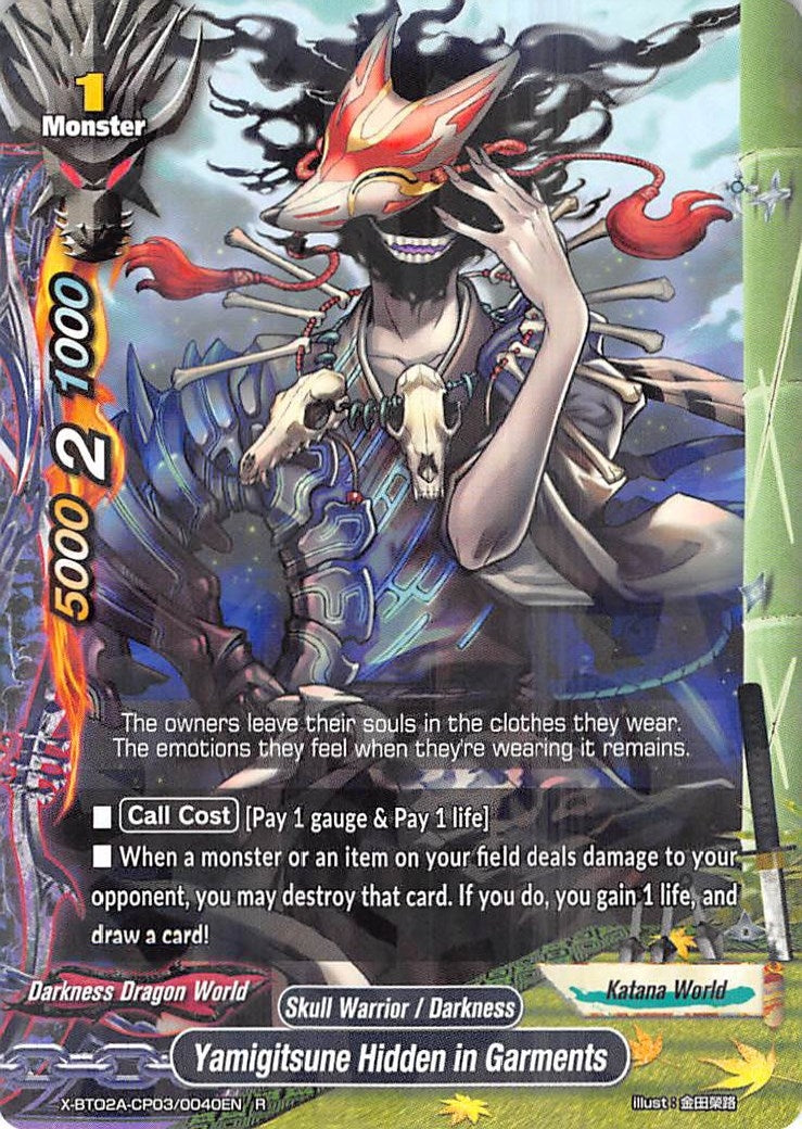 Yamigitsune Hidden in Garments (2030040) [X-BT02A] - Future Card BuddyFight Single