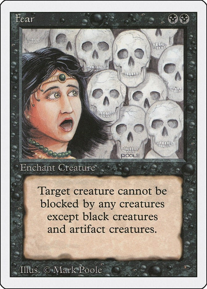 Fear [3ED] - MTG Single