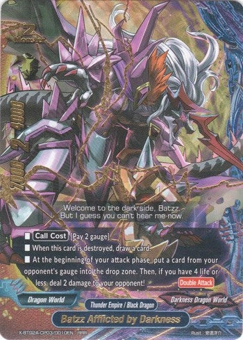 Batzz Afflicted by Darkness (2030010) [X-BT02A] - Future Card BuddyFight Single