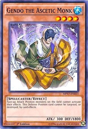 Gendo the Ascetic Monk (17023) (MP17) - YuGiOh Single