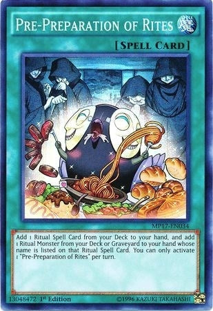 Pre-Preparation of Rites (17034) (MP17) - YuGiOh Single