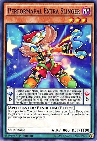 Performapal Extra Slinger (17060) (MP17) - YuGiOh Single