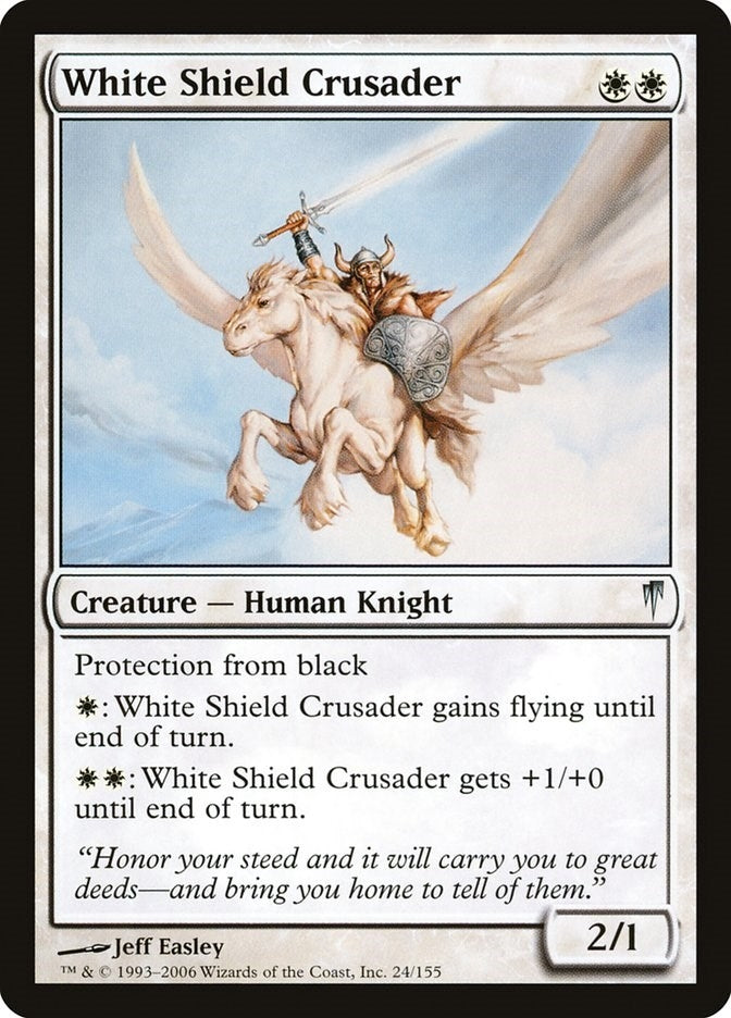 White Shield Crusader (24) [CSP] - MTG Single