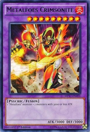 Metalfoes Crimsonite (17094) (MP17) - YuGiOh Single