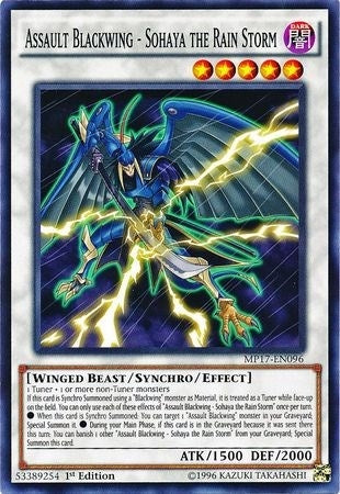 Assault Blackwing - Sohaya the Rain Storm (17096) (MP17) - YuGiOh Single